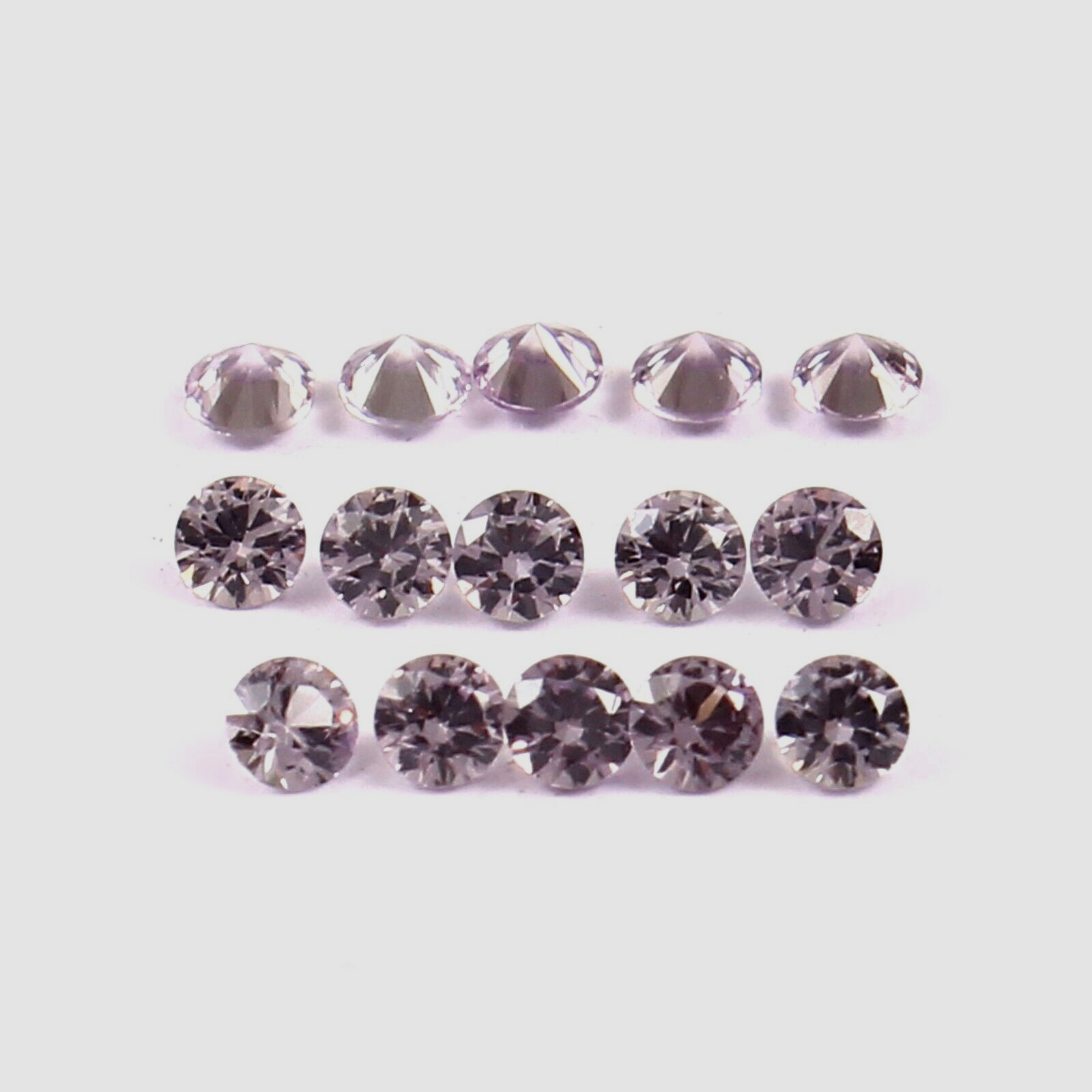 AAA 2×2 MM Natural Ceylon Violet Spinel Loose Round Gemstone Cut Lot 20 Pcs