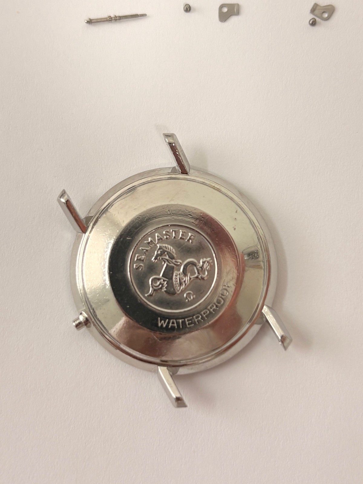 Omega Cal 552 Watch Parts Movement Case 165.020 Dial Fork Wheel Spring Bridge 3