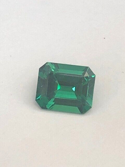 RARE Vibrant Green OCTAGON Cut YAG 11x9mm Loose Stone