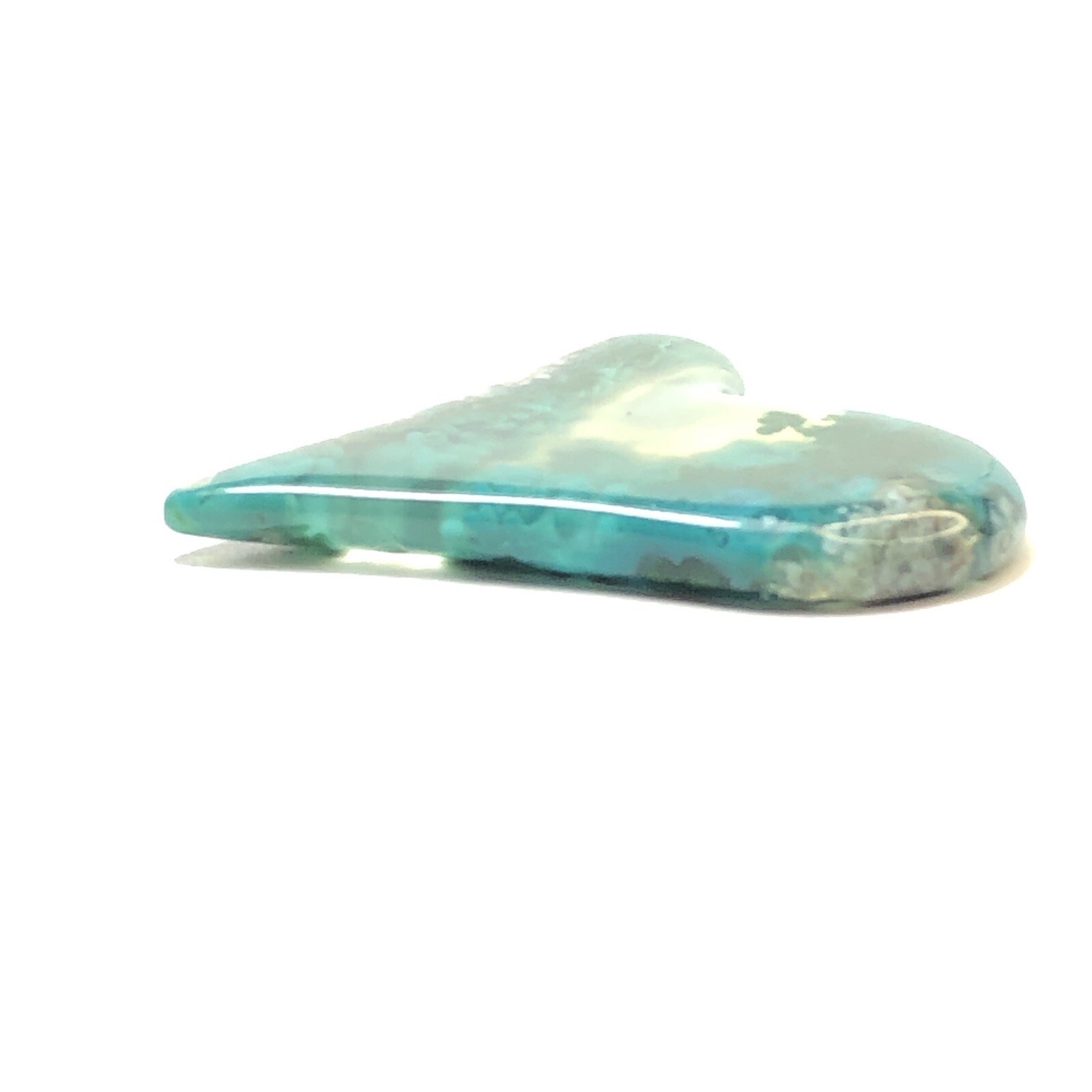 49 CT Museum Grade Gem Silica Chrysocolla Stalagmite Stalagtite Quartz Cabochon
