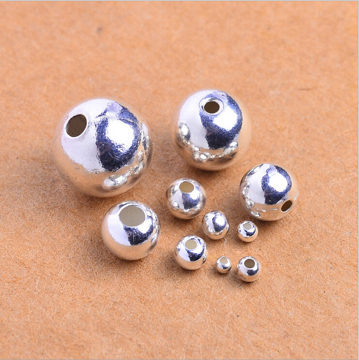 Wholesale 3MM 4MM 5MM 6MM 8MM Tibetan Silver Round Spacer Beads For Jewellry