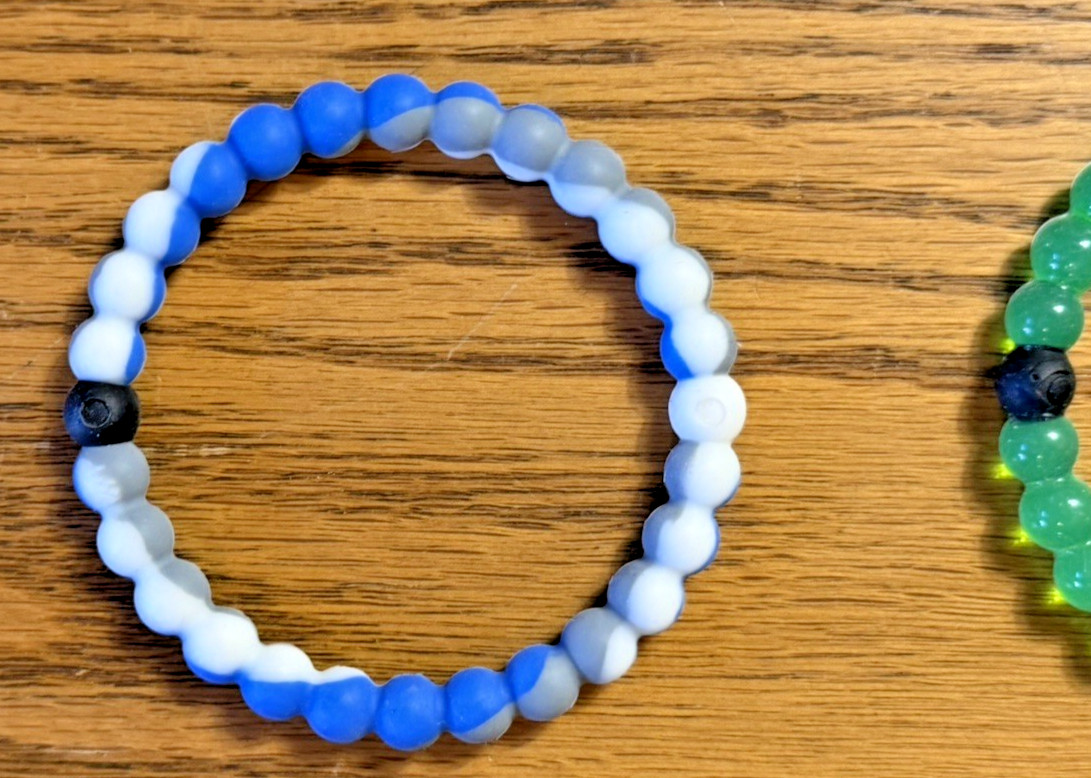 LOT OF TEN (10) LOKAI Silicone Bracelets Assortment of Colors and Sizes