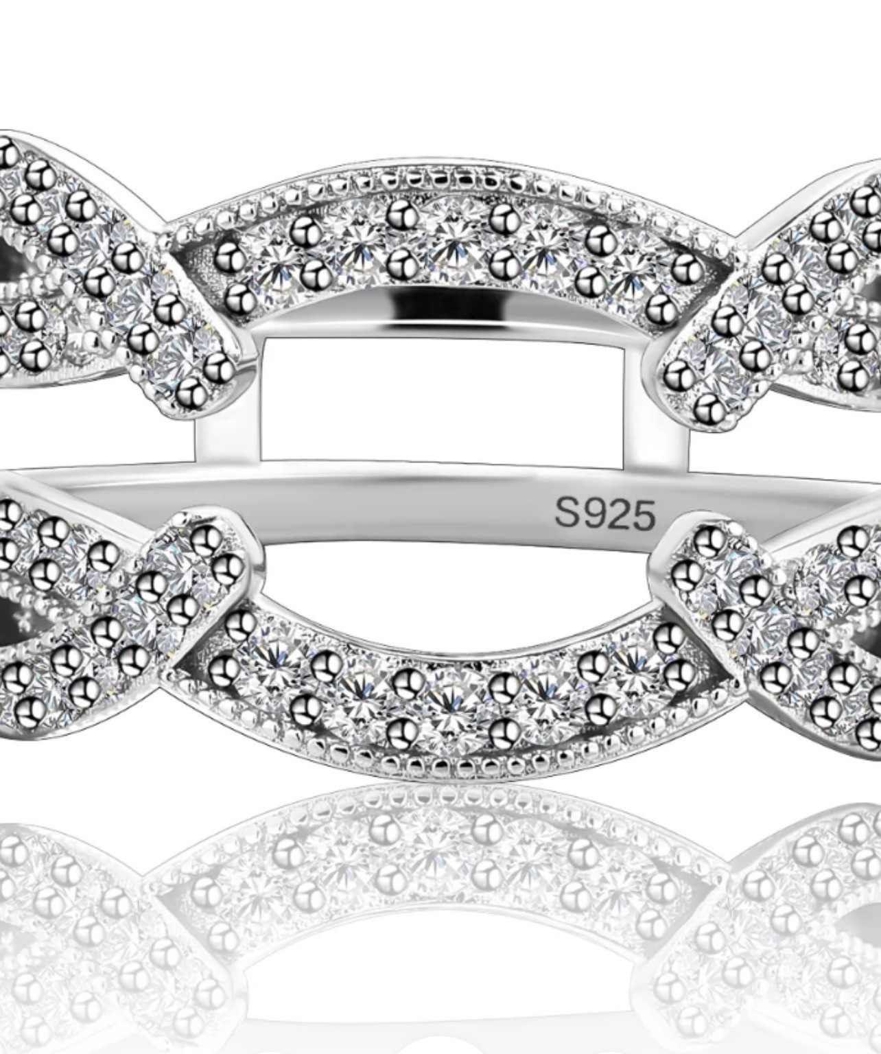 3.0Ct Halo Round Moissanite White Gold Engagement Ring & 1.65Ct Band Set Wedding