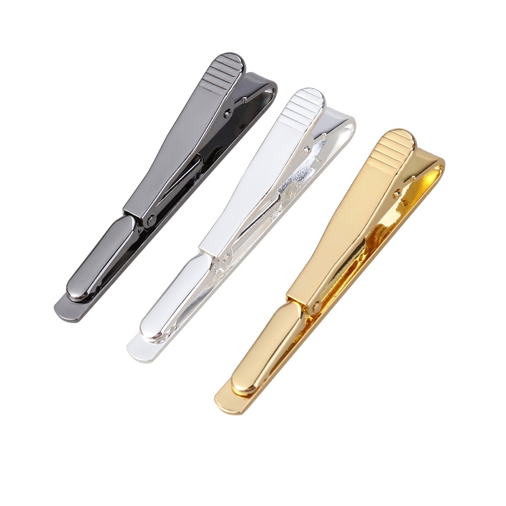 3 Pcs Tie Pin for Men Men’s Fashion Metal Clip Suit Accessories Mens Neckties