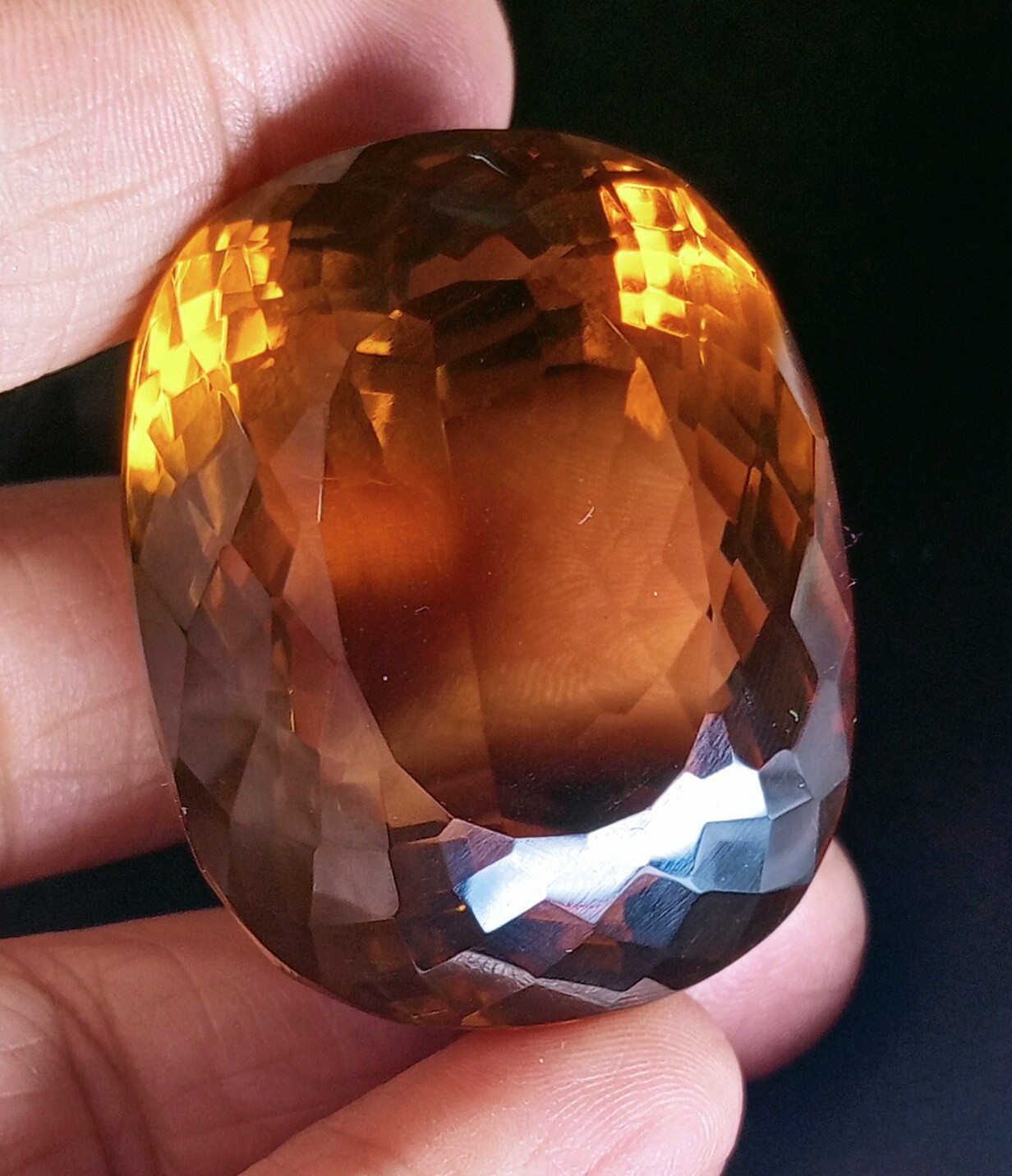 Natural Imperial Topaz Cushion Cut 218-220 Ct EGL Certified Loose Gemstone KH207