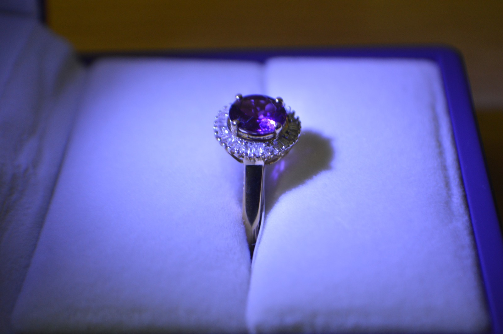 1.63ct Premium Ember Garnet / Diamond Ring 10K Yellow Gold Size 8 AGI Certified