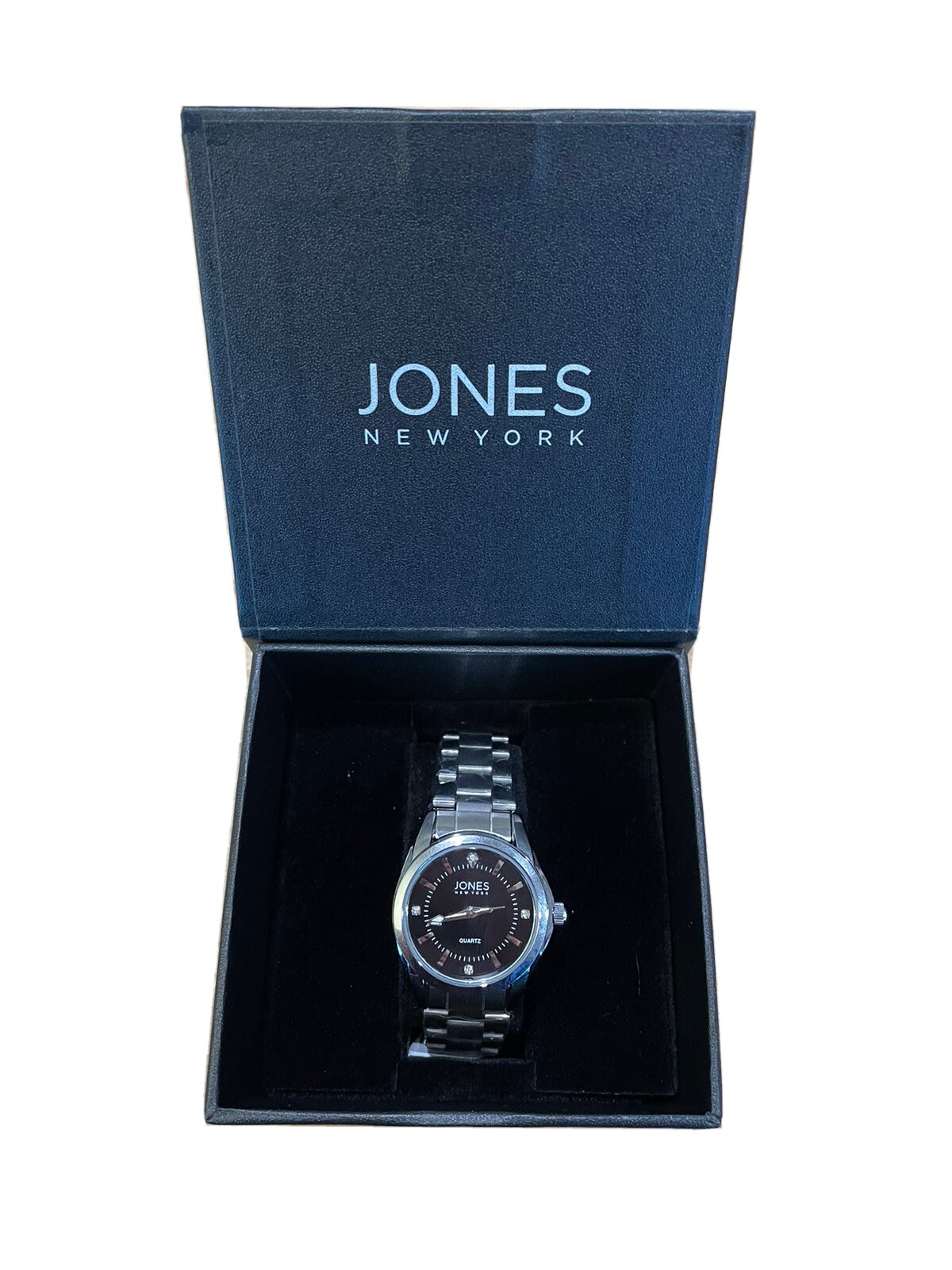 Jones New York Anna Watch JNYW2419L Women Silver Stainless Steel NWT