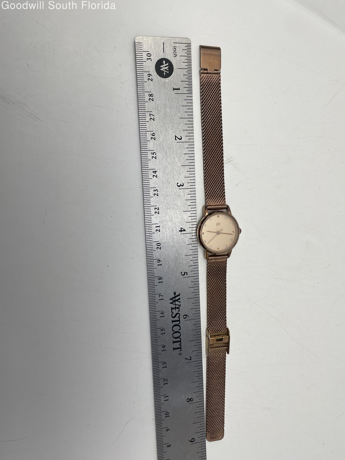 By Parfois Women Gold-Tone Watch Stainless Steel Case (NCL)