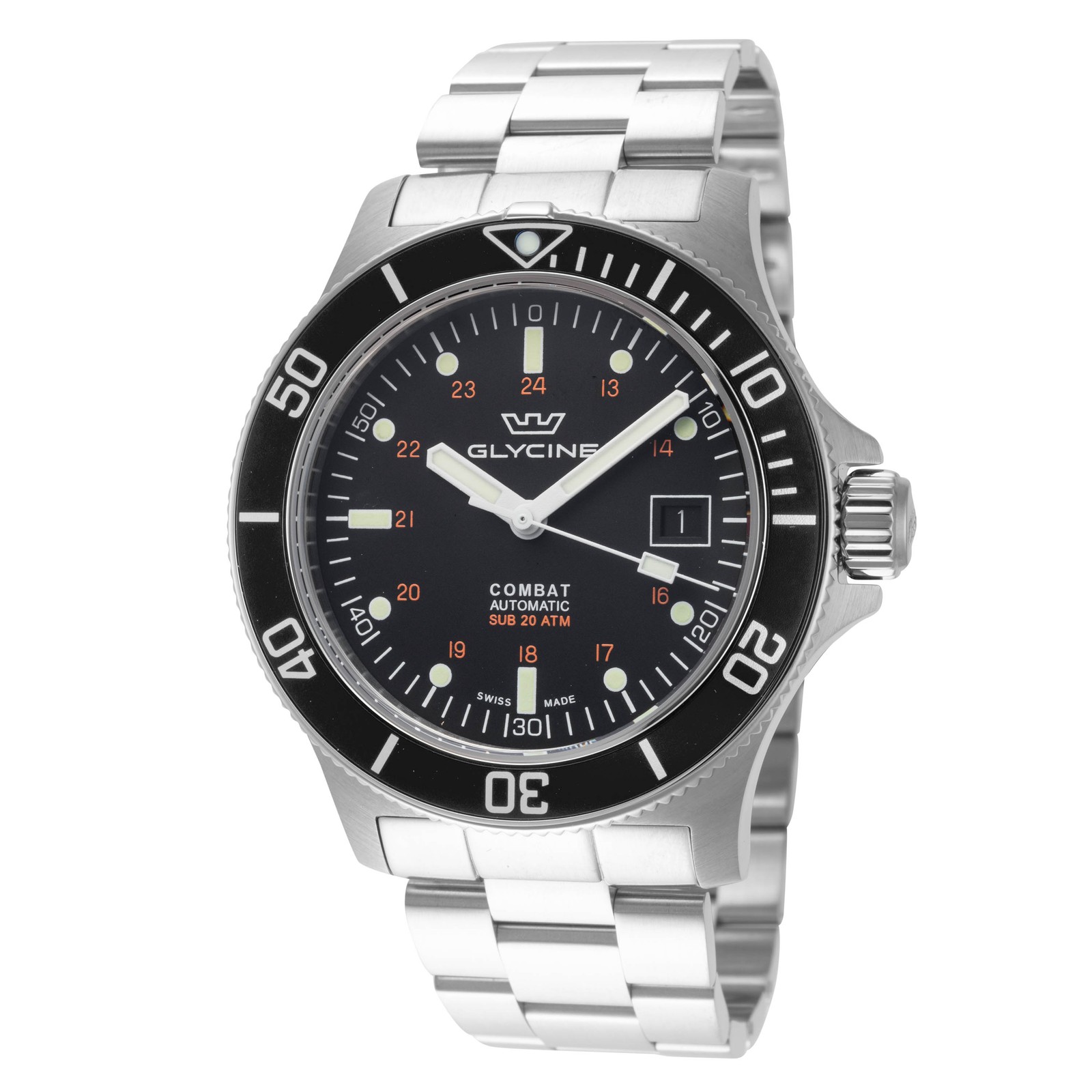 Glycine Men’s Combat Sub 42mm Automatic Watch GL0185
