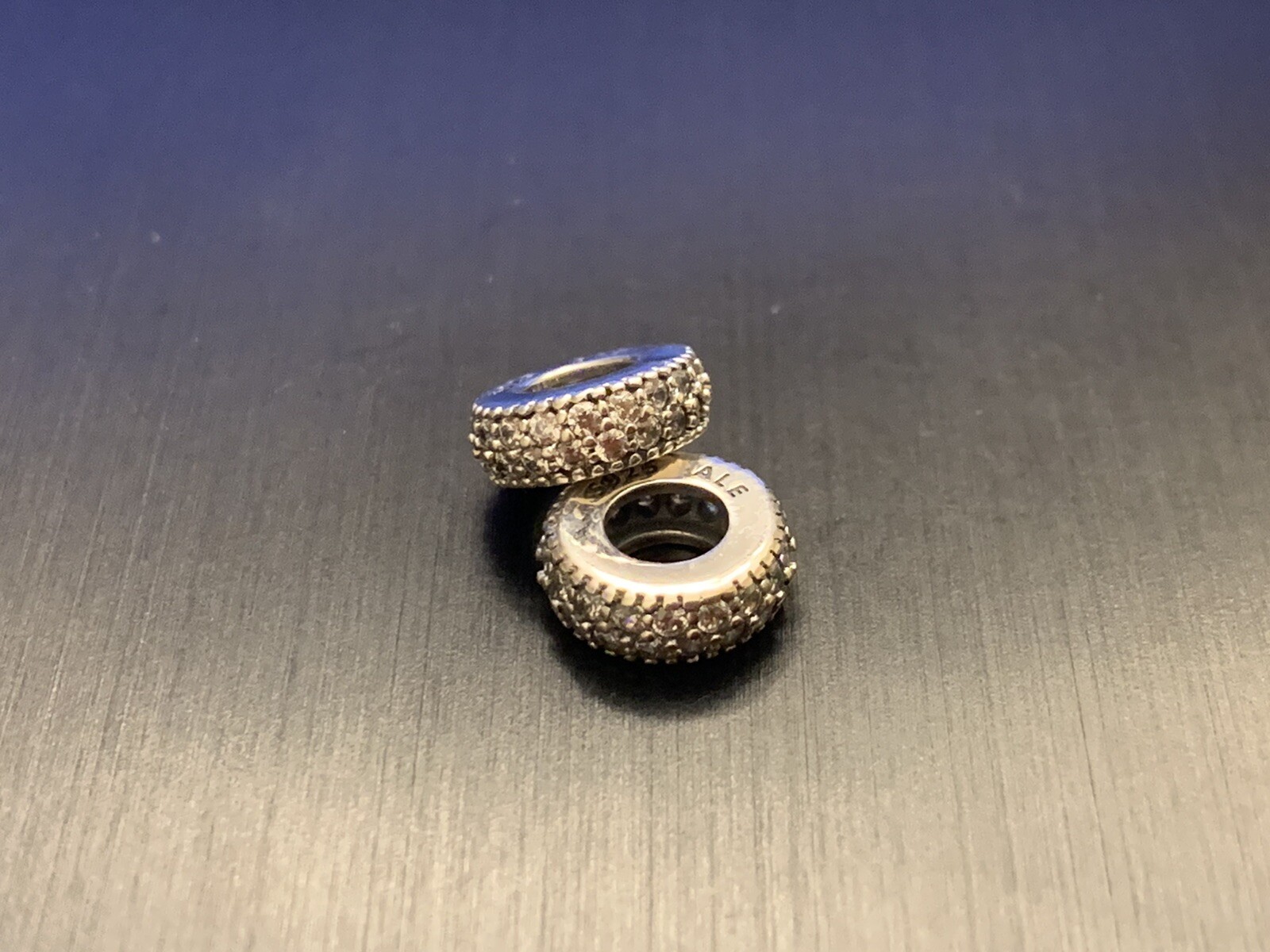 Genuine Pandora Silver S925 Clear Inspiration Within Spacer CZ Charm 791359CZ