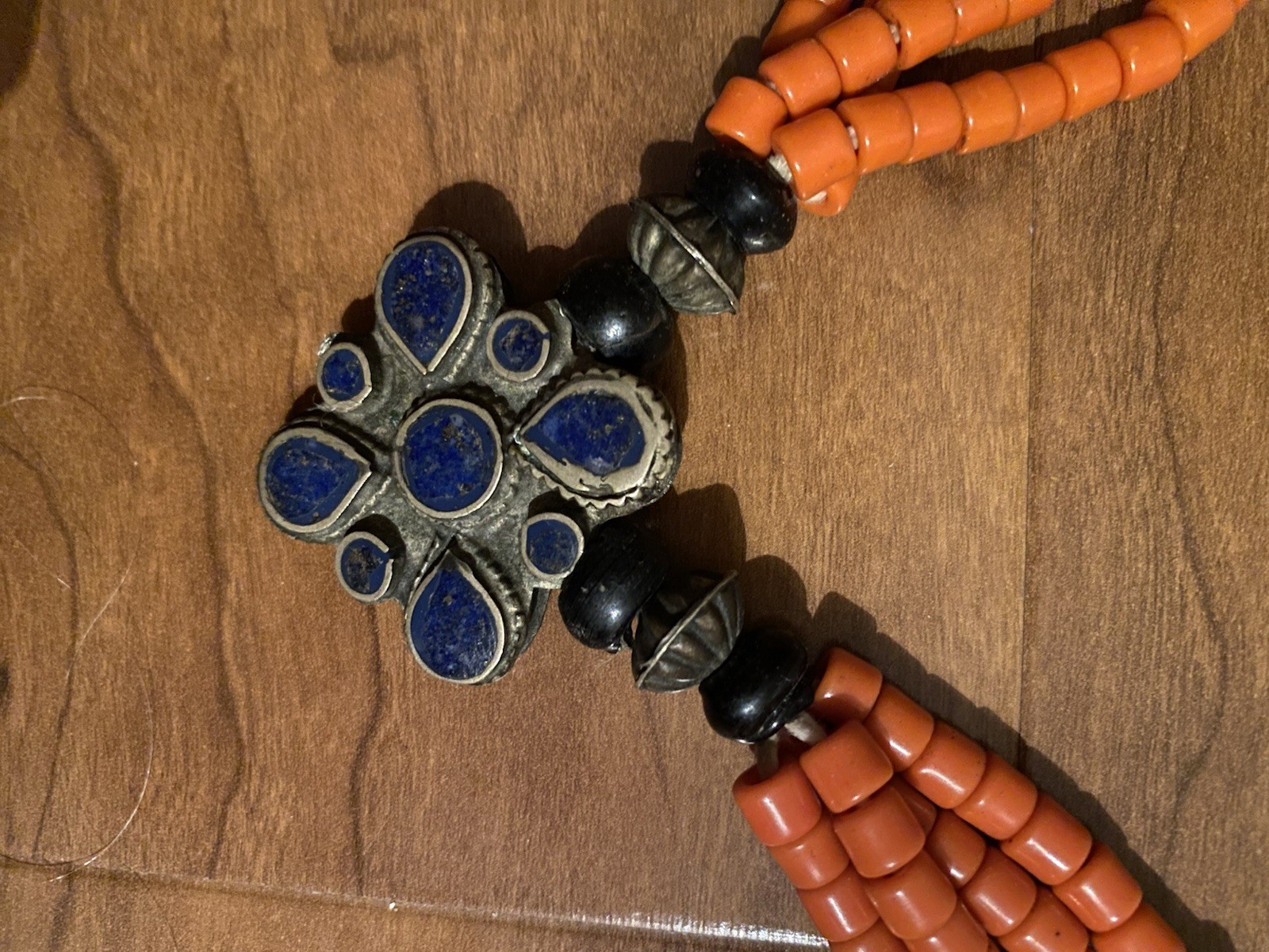 Vintage Rare genuine Tajik wedding necklace from Central Asia