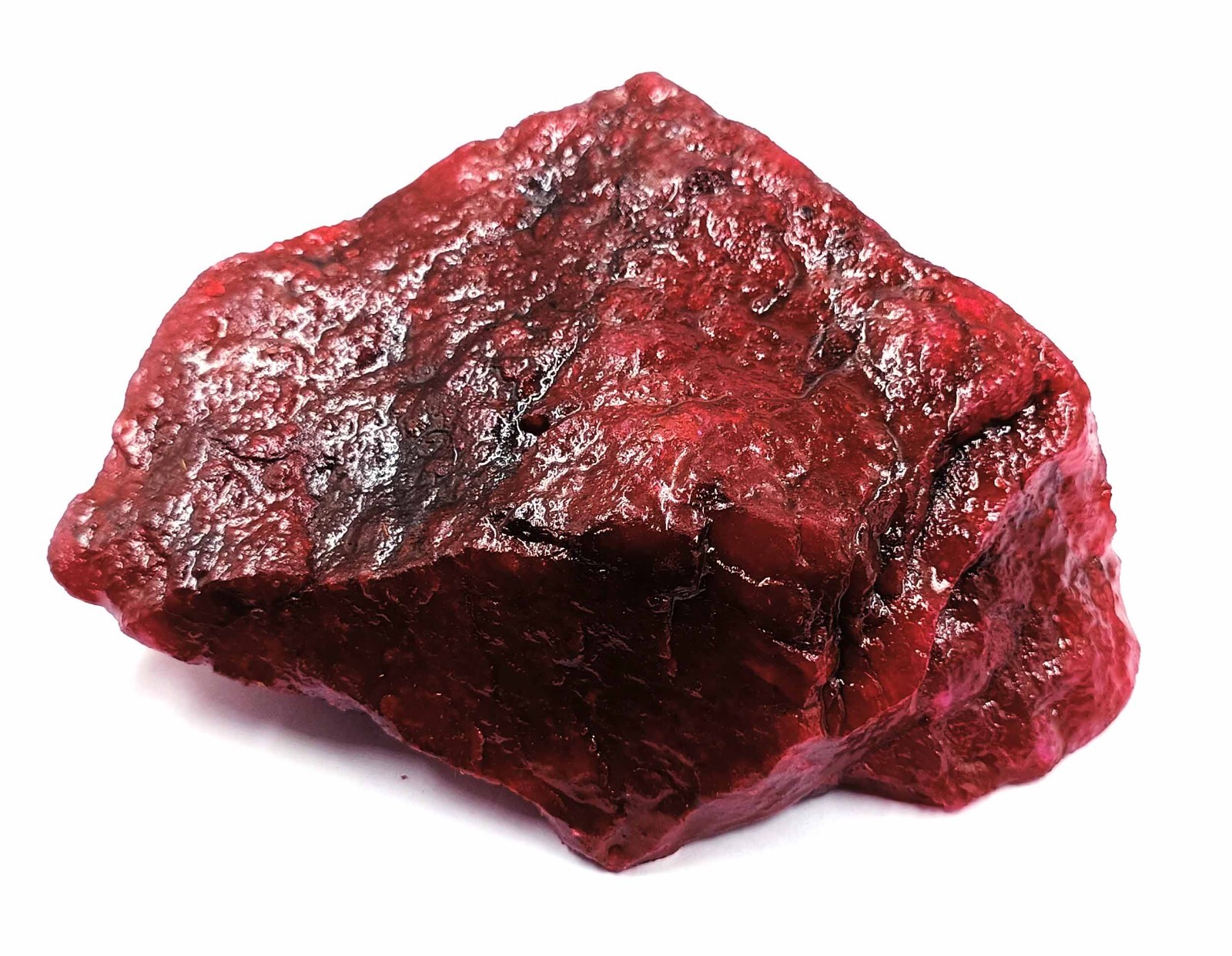 DYED NATURAL CERTIFIED 4195 CT AFRICAN ROUGH RED RUBY EARTH MINED GEMSTONE KKO