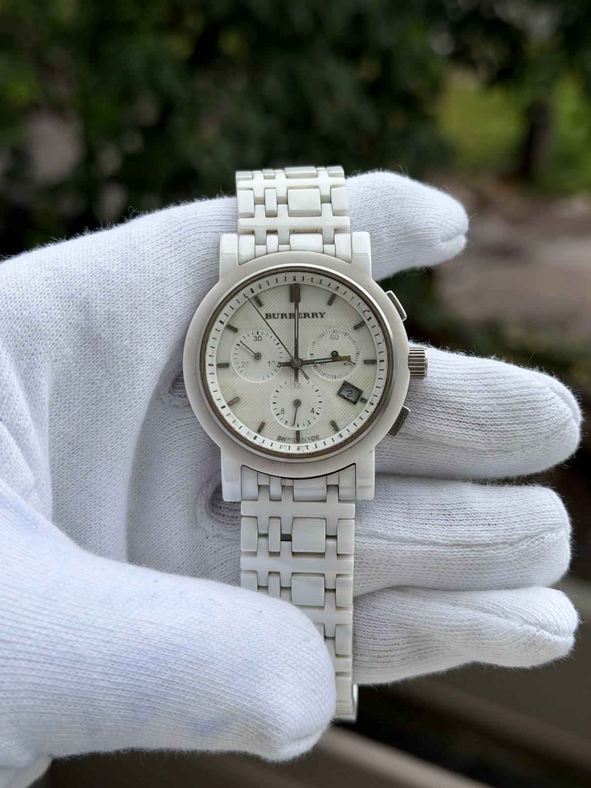 Burberry BU1770 Ceramic Chronograph Working One