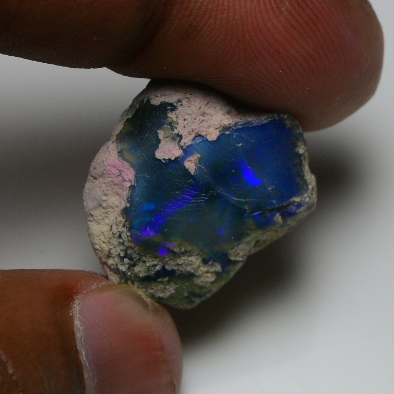 Natural Ethiopian Black Opal Rough 17.50 Ct – Ideal for Jewelry, Welo Fire Opal
