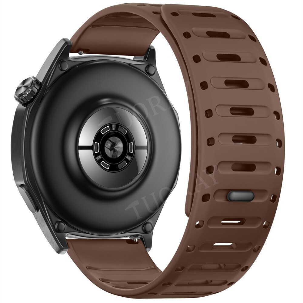 22mm Magnetic Silicone Watch Strap Band For Amazfit GTR 4 3 47mm Bip 6 Bracelet