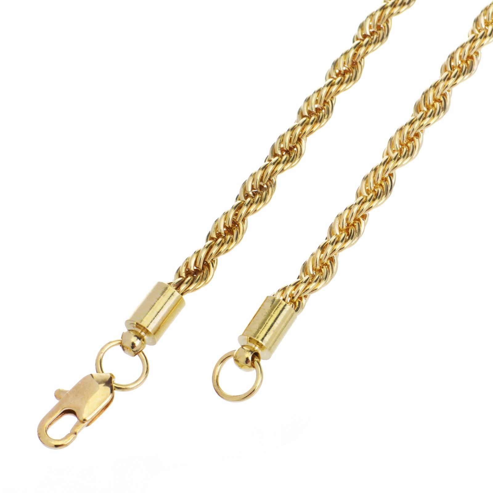 Men’s Gold Tone Iced Bling Puerto Rico Flag Pendant 24″ Chain Necklace HC 1046 G