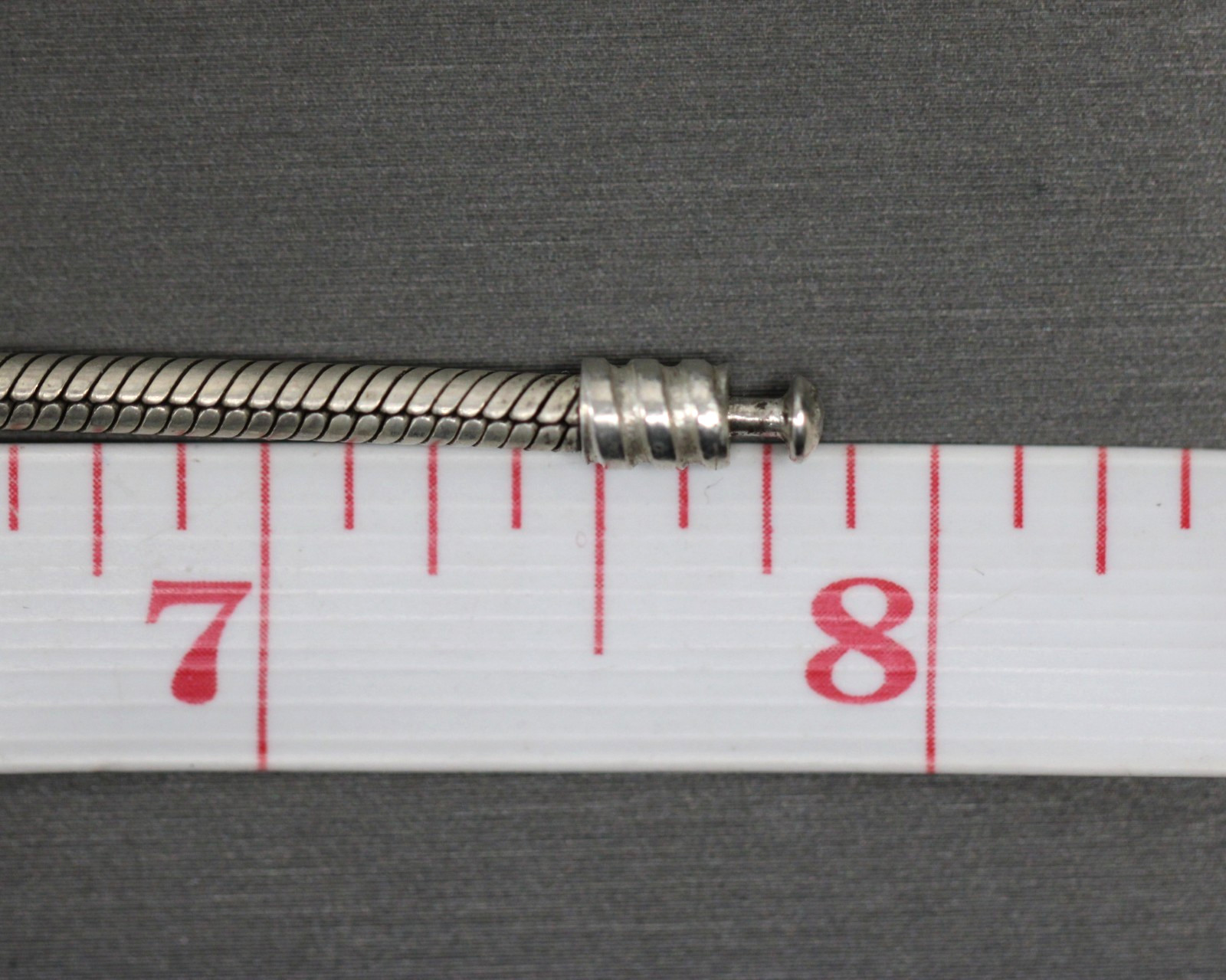 Pandora ALE 925 Silver Barrel Clasp Bracelet 7 3/4″ 590702HV