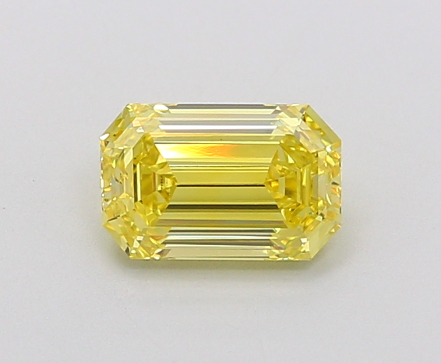 1 CT Yellow Emerald Cut Lab Grown Diamond For Engagement Ring