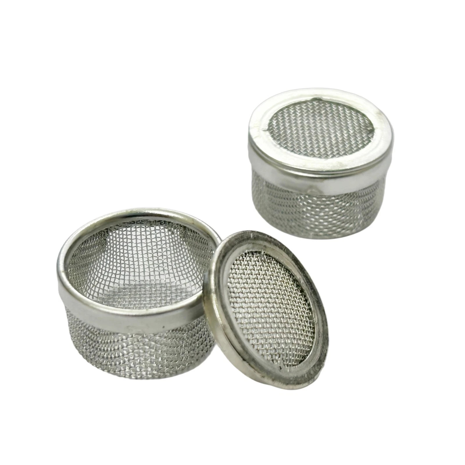 9pc Brass & Steel Ultrasonic Cleaning Mesh Screw Basket Watch Tool 16,25,20mm