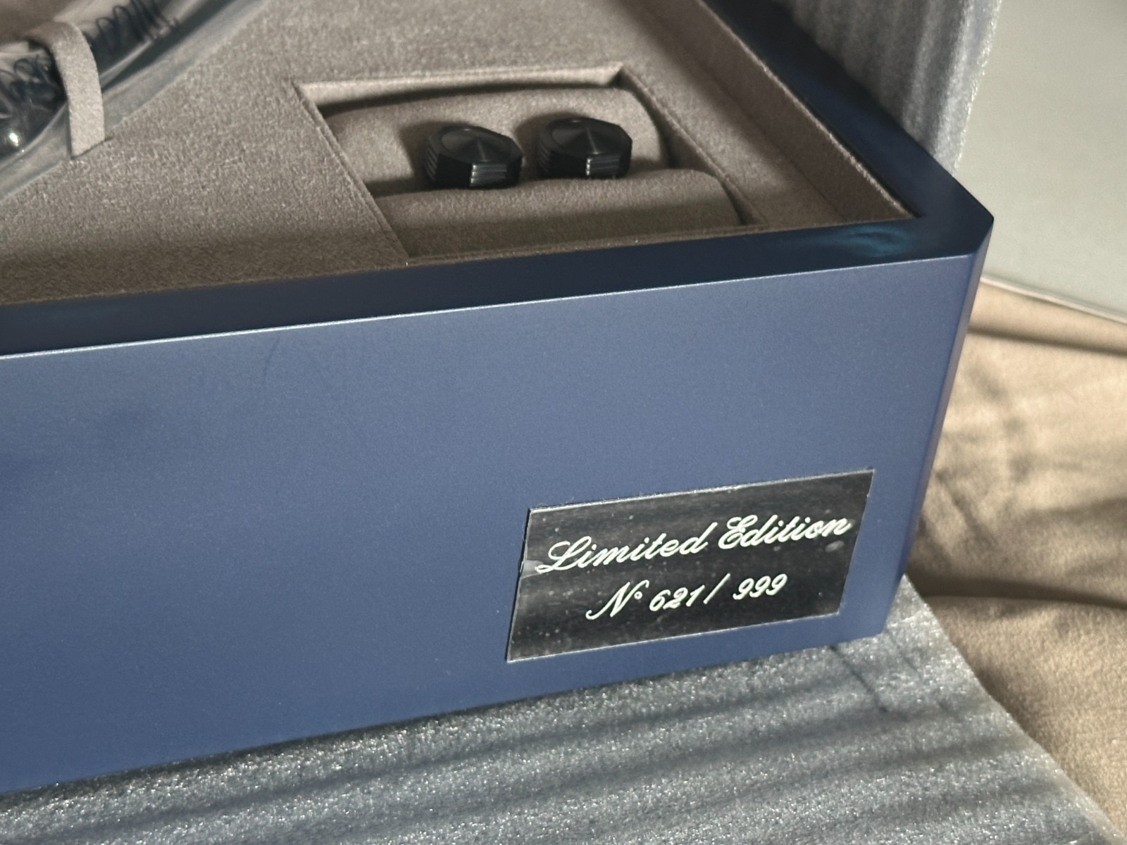 Montegrappa Nero Uno Limited Watch, Pen, and Cufflinks Set #621/999