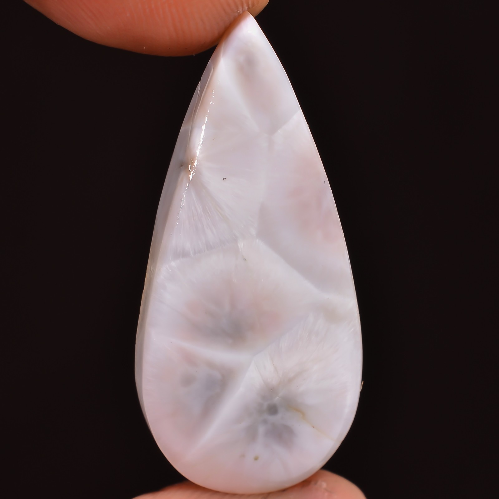 Natural Thomsonite / Pink Larimar Pear Shape Gemstone14.60 Ct 13x29x5 mm TP704