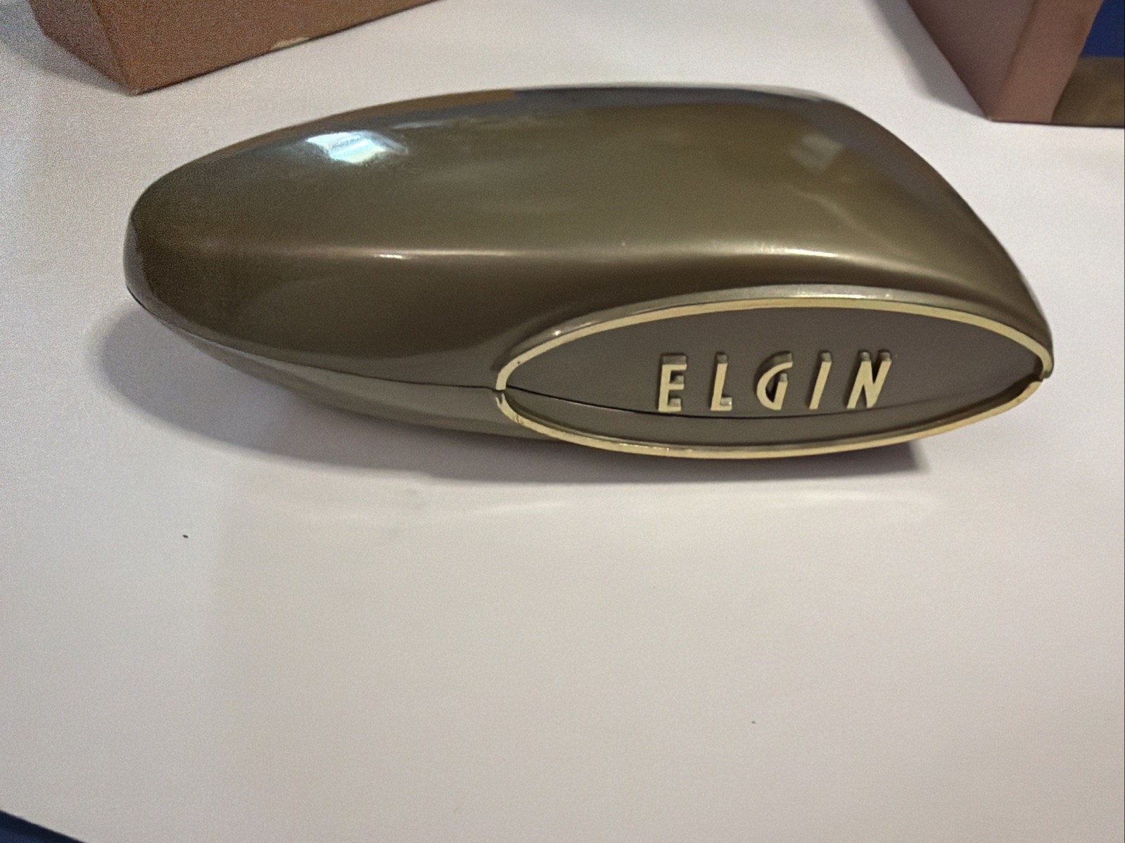 Vintage ELGIN 19 Jewels Mens Wrist Watch 1OK Gold With Case And Box