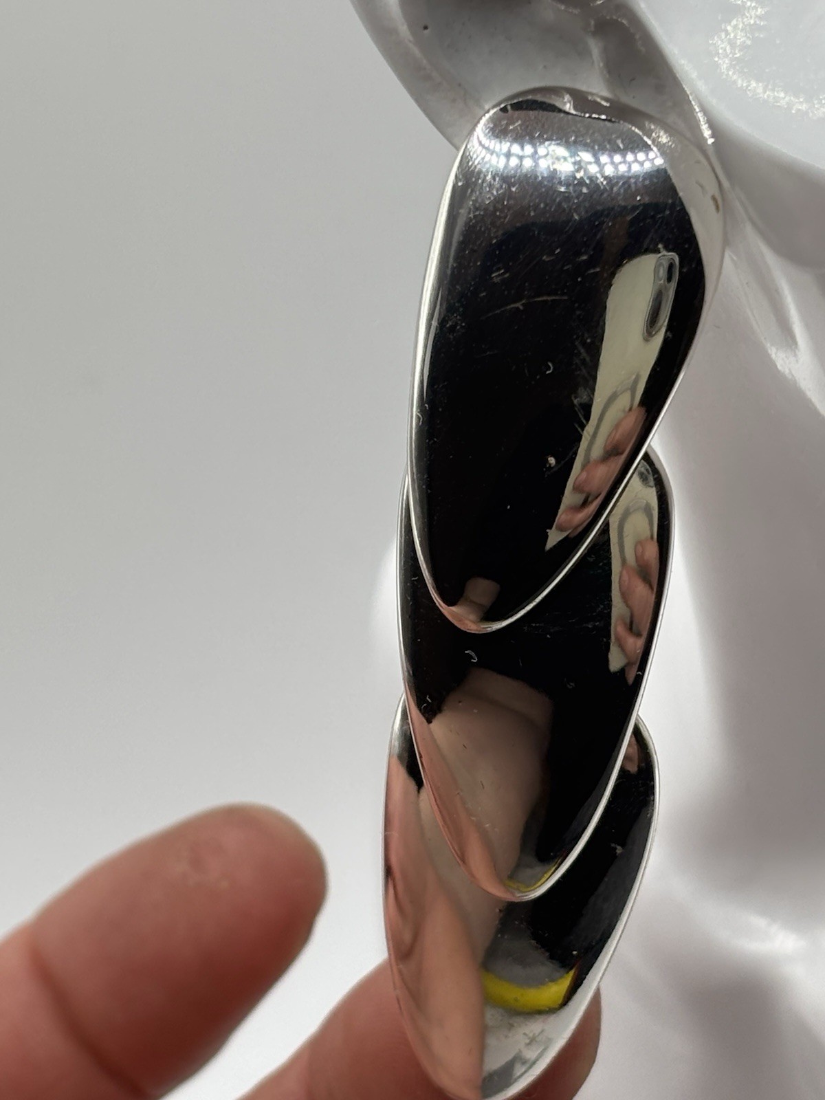 Robert Lee Morris Teardrop Dangle Earrings Signed 3 in