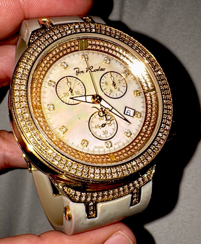 Mens Joe Rodeo Master Diamond Watch 2.20 Carats Jojo Don Benny Techno JJM31