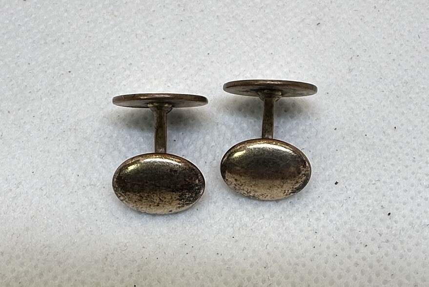 Antique Engraved Gold Filled Mason Masonic Cufflinks Cuff Links – 5.59g