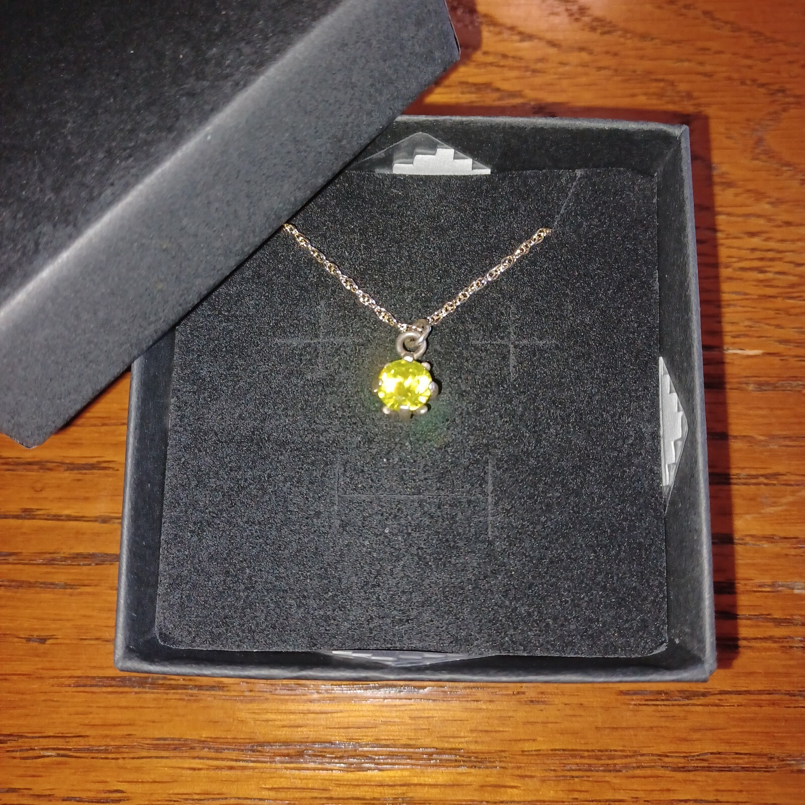 Handmade YAG Yttrium Aluminum Garnet Pendant – Sterling Silver – 18” Chain