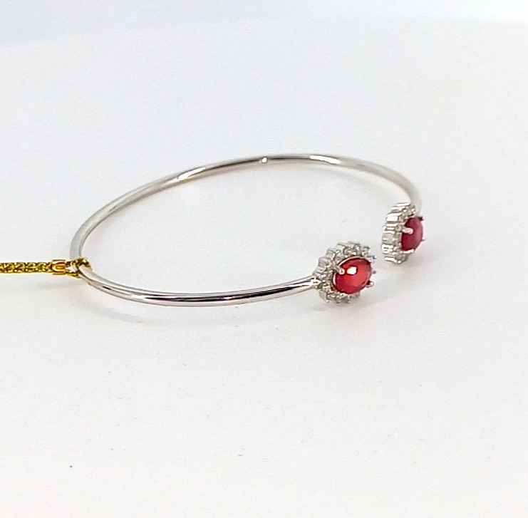 🔥🔥🔥Exclusive RUBY Bracelet in Silver & White Gold🔥🔥🔥