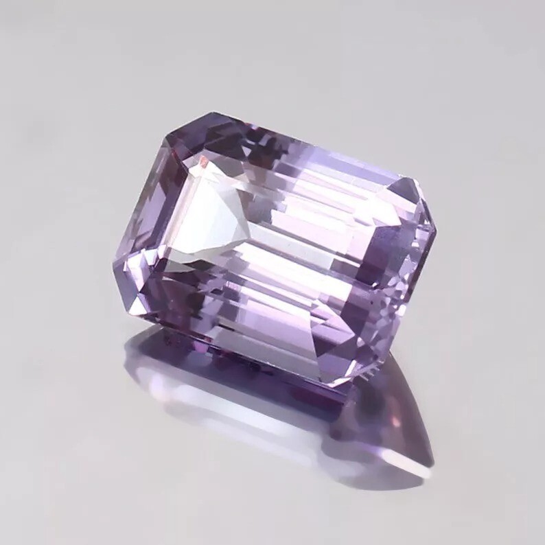 Brazilian Unheated Alexandrite Loose Emerald Cut Jewelry Making Gemstone 8.12 Ct