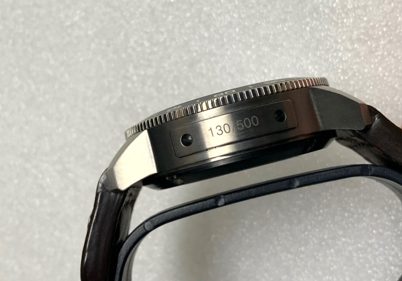 LIV Men’s P-51 Big Pilot Full Titanium Black/ Gray Automatic 46mm Watch 130/500