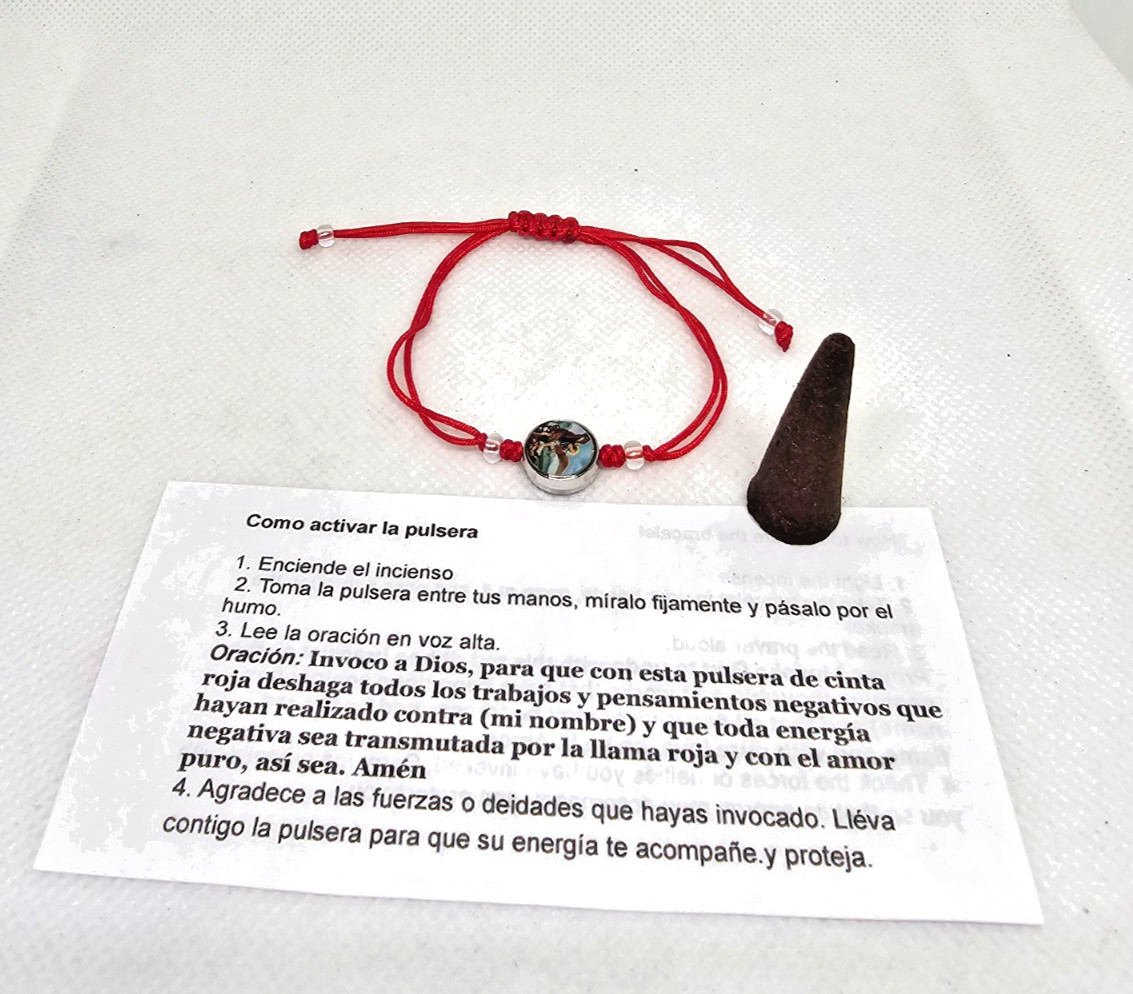 PULSERA SAN MIGUEL ARCANGEL / SAINT MICHAEL THE ARCHANGEL BRACELET PROTECCION