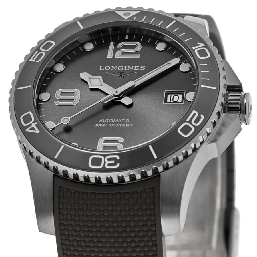 New Longines HydroConquest Automatic Grey Dial Men’s Watch L3.781.4.76.9