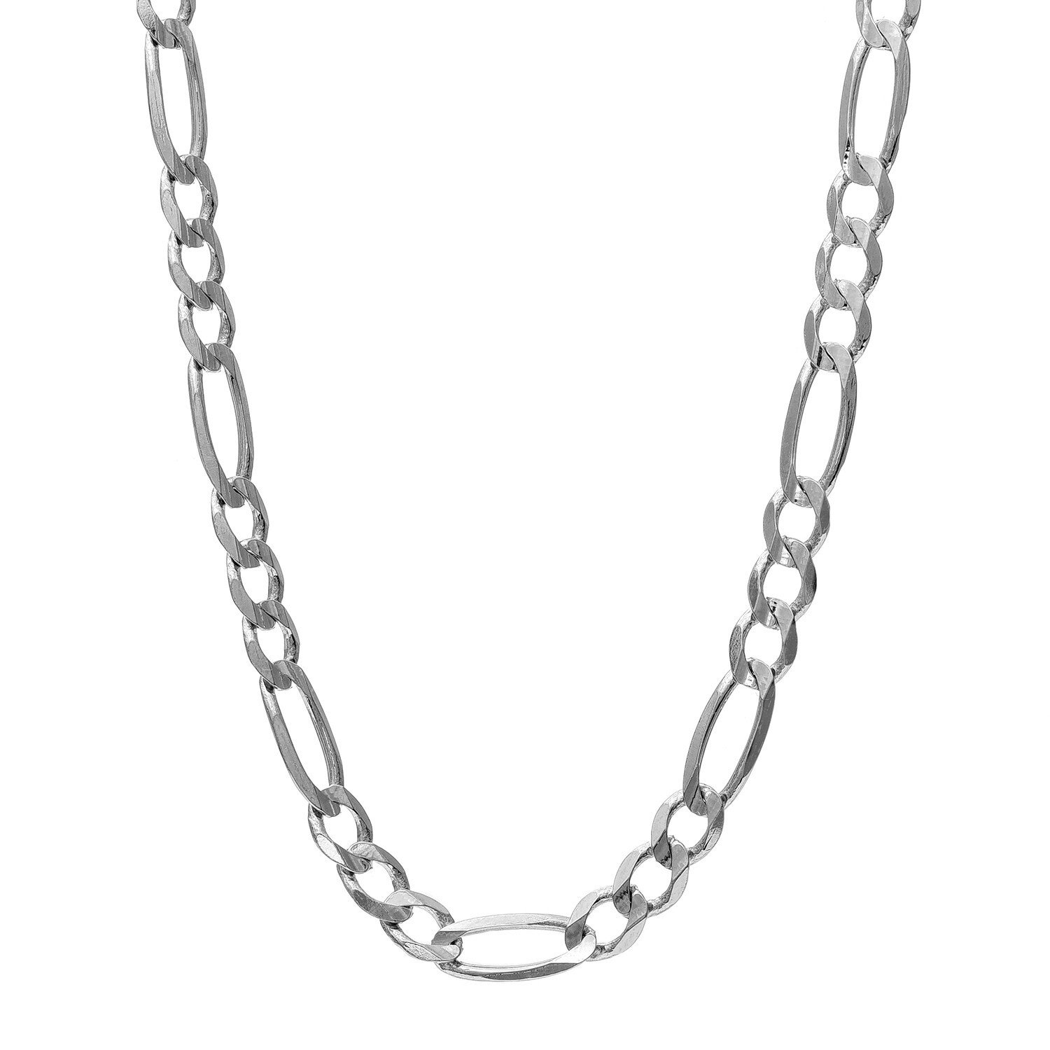 925 Sterling Silver 20″ 8 MM Classic Figaro Curb Link Chain/Necklace 29 Grams