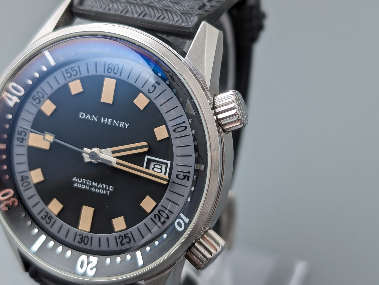 Dan Henry 1970 Limited Edition Automatic 0861/1970 Watch Boxed 44mm