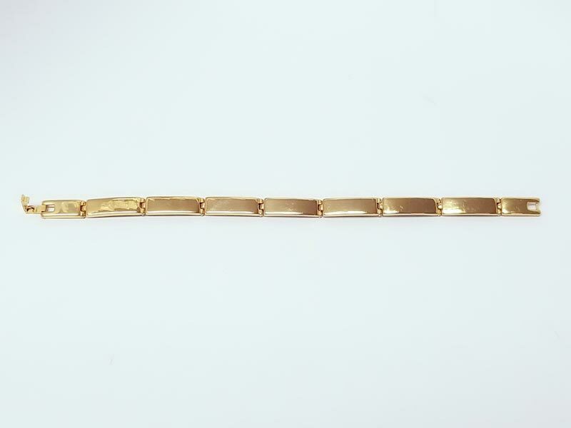 Orula Bracelet (Covered) in Stainless Steel with a real 14 k Gold Plating
