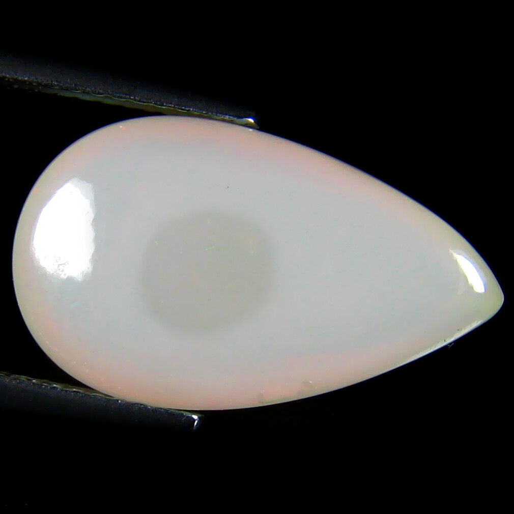 8.86 ct Stunning Pear Cabochon (19 x 11 mm) Flashing Multicolor Rainbow Opal