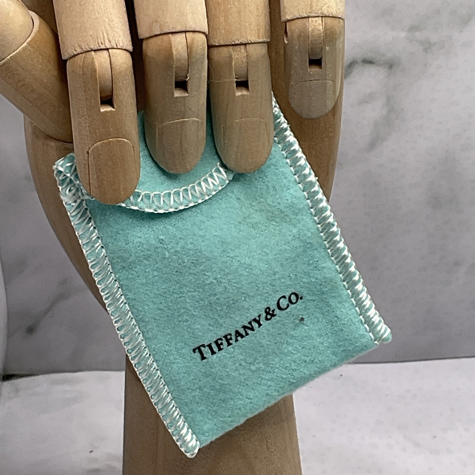 Tiffany & Co. 925 Atlas Ring. UK: K US: 5, U:50 .boxed & Pouch. 6.2mm Band.