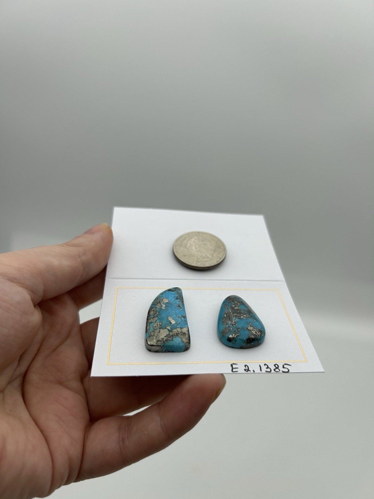 Natural Turquoise Cabochon 10g. 49ct. #E2.1385