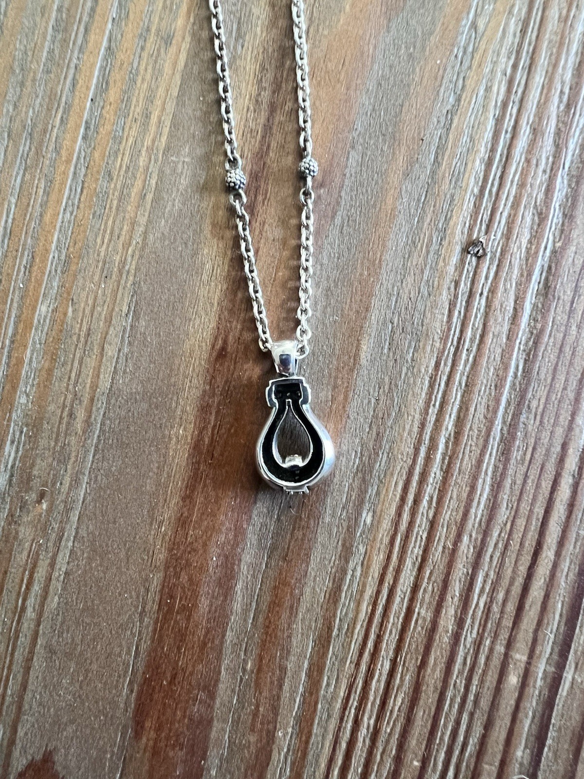 Lagos Sterling Silver Pendant Necklace with Diamonds