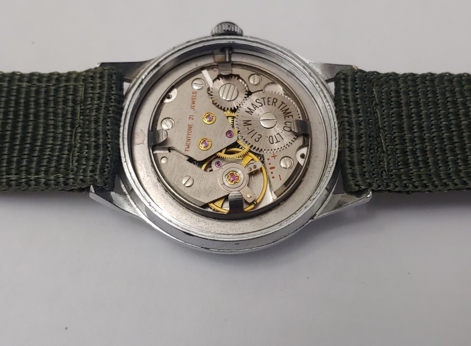 Vintage 1960s HELBROS Invincible Master Time M-113 Men’s Watch