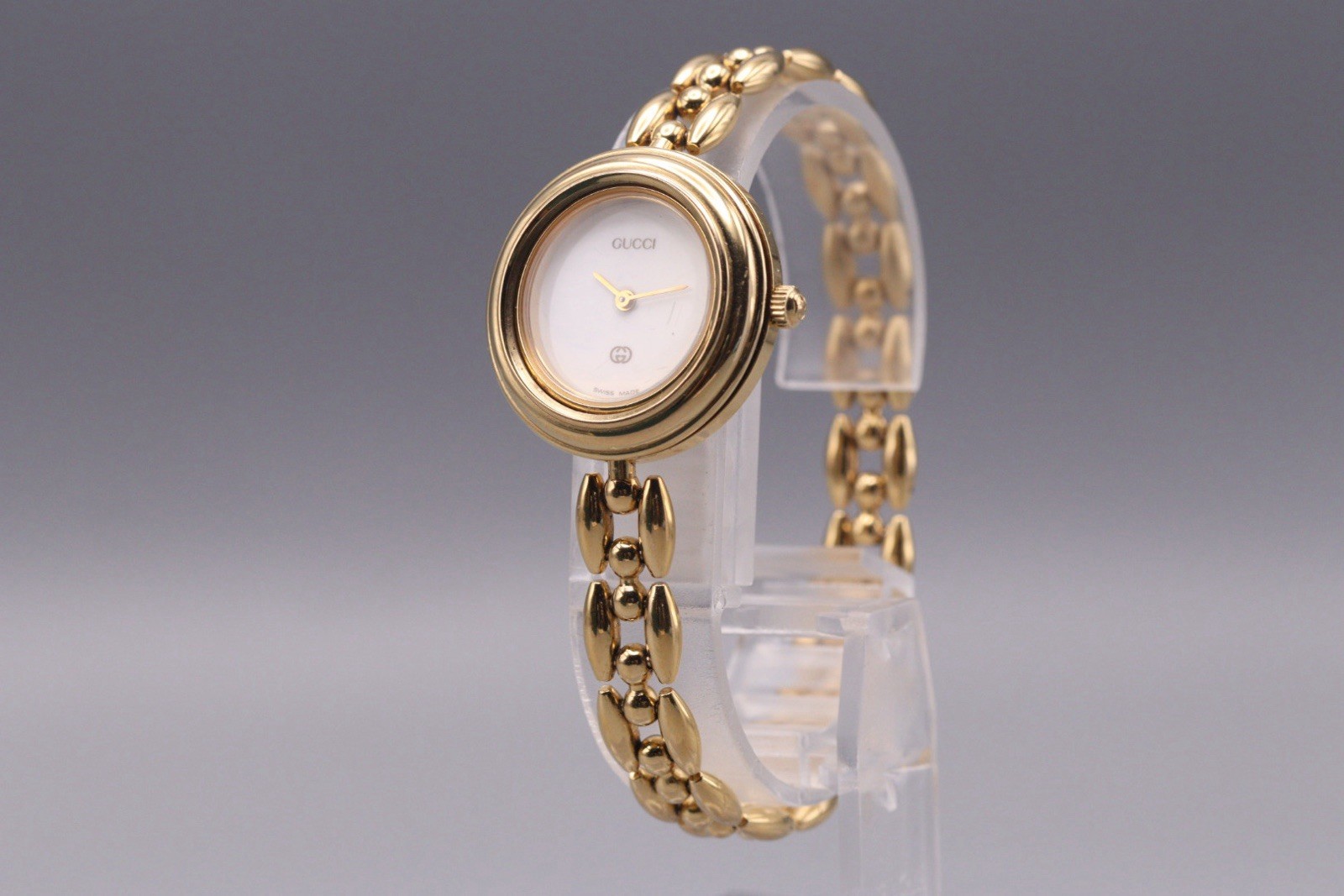 [Near MINT w/ Full Set] Vintage Gucci 11/12.2L White Dial 6 Bezels Watch 26mm