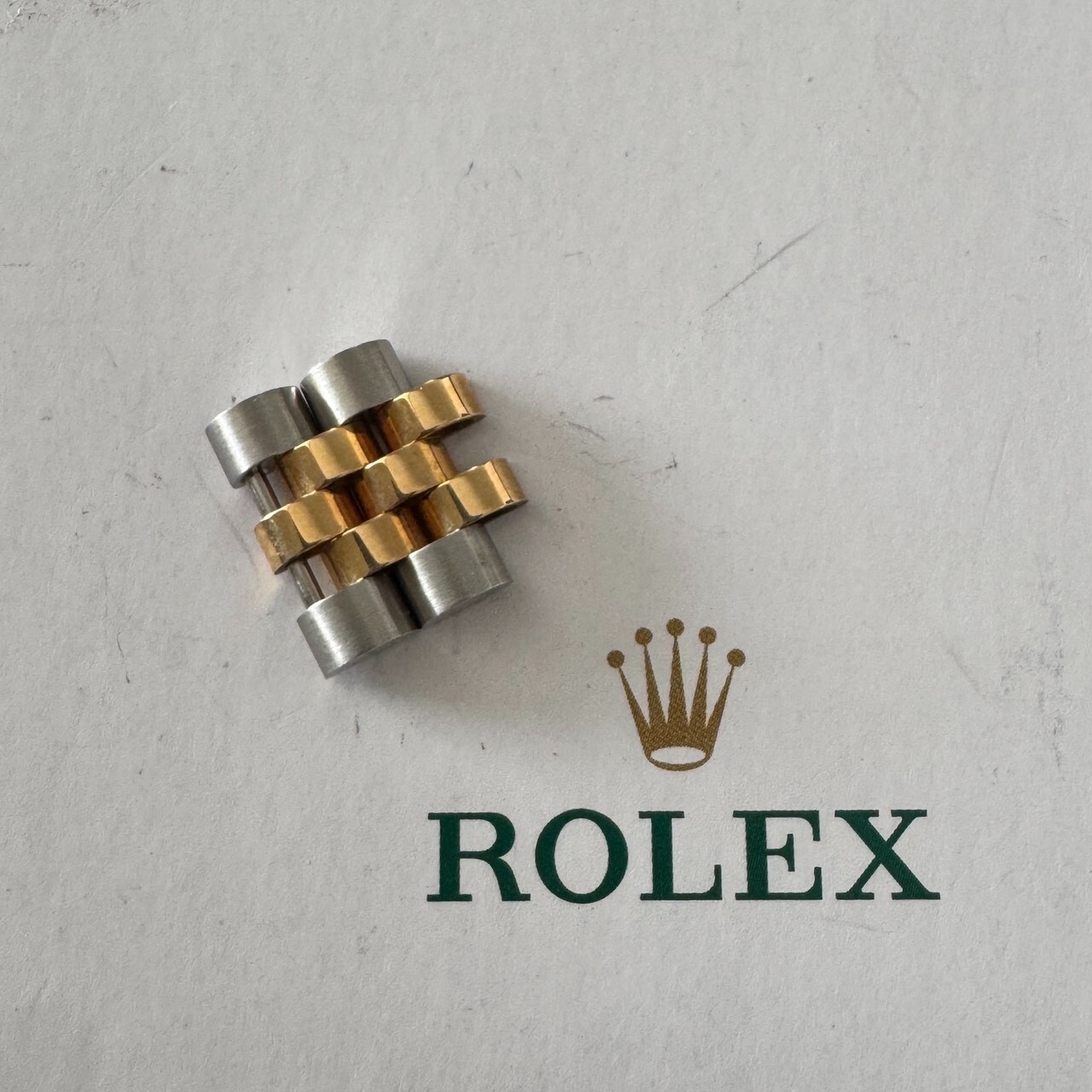 ROLEX 2Link for DATEJUST 16233 16013 YG×SS 15.5mm×6mm FZ8585