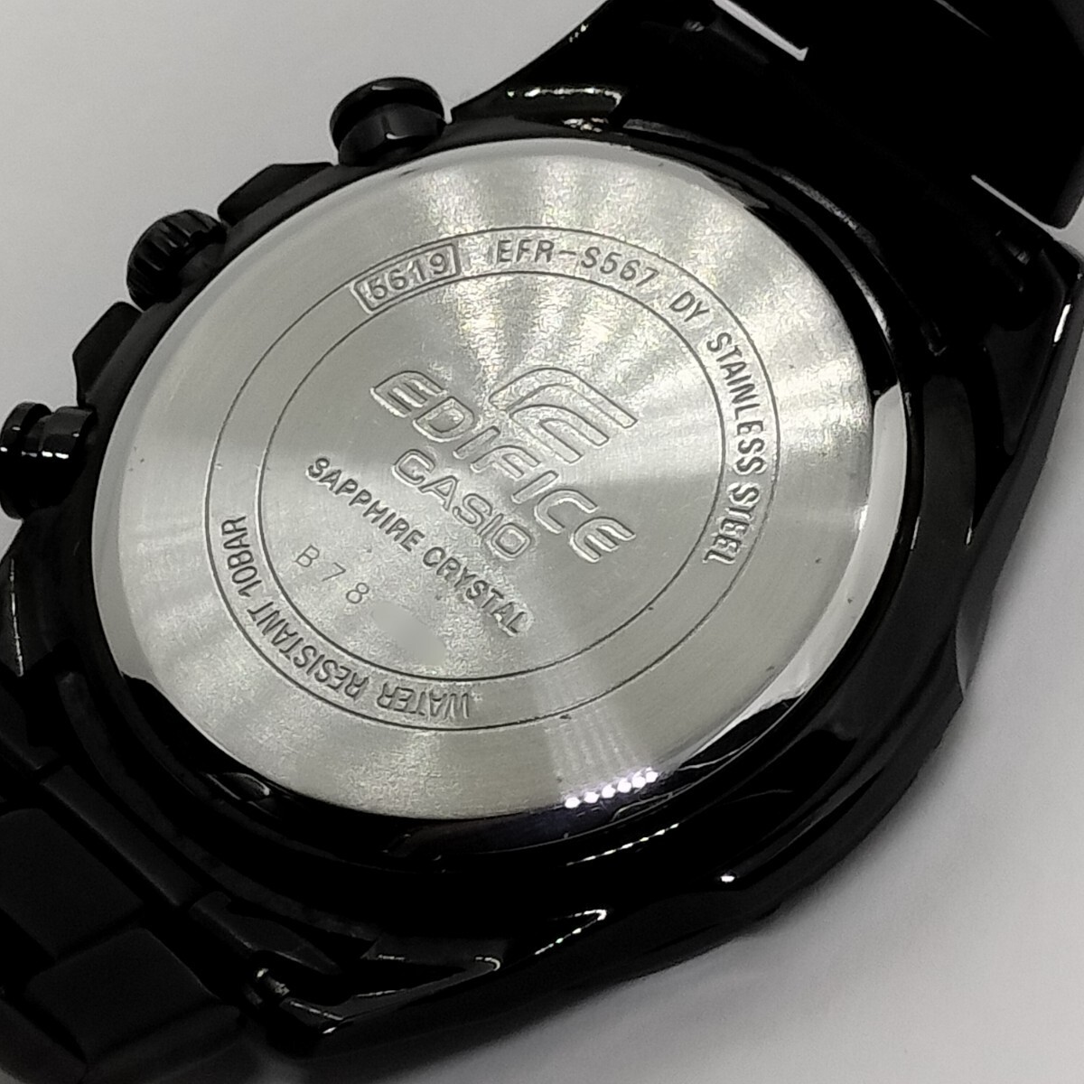 Excellent condition CASIO Edifice EFR S567DC 1AVUDF men’s chronograph watch