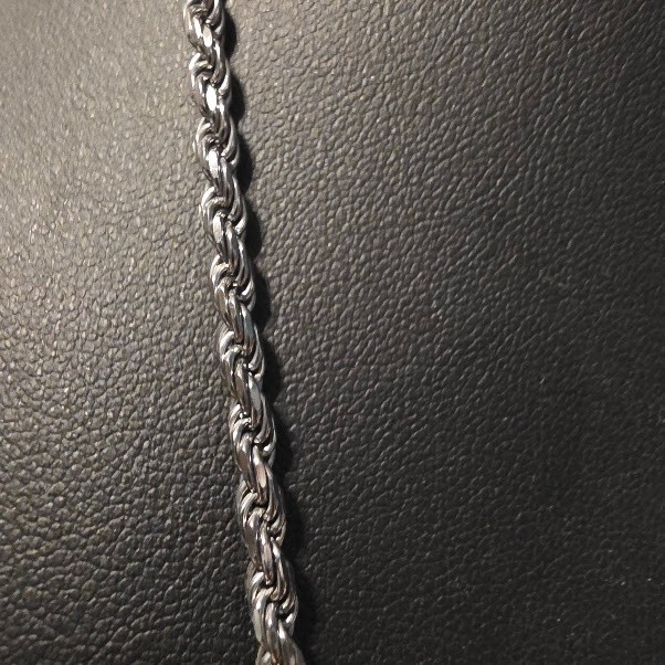 26- inch Rope Chain 3mm 27.7 grams sterling silver 925