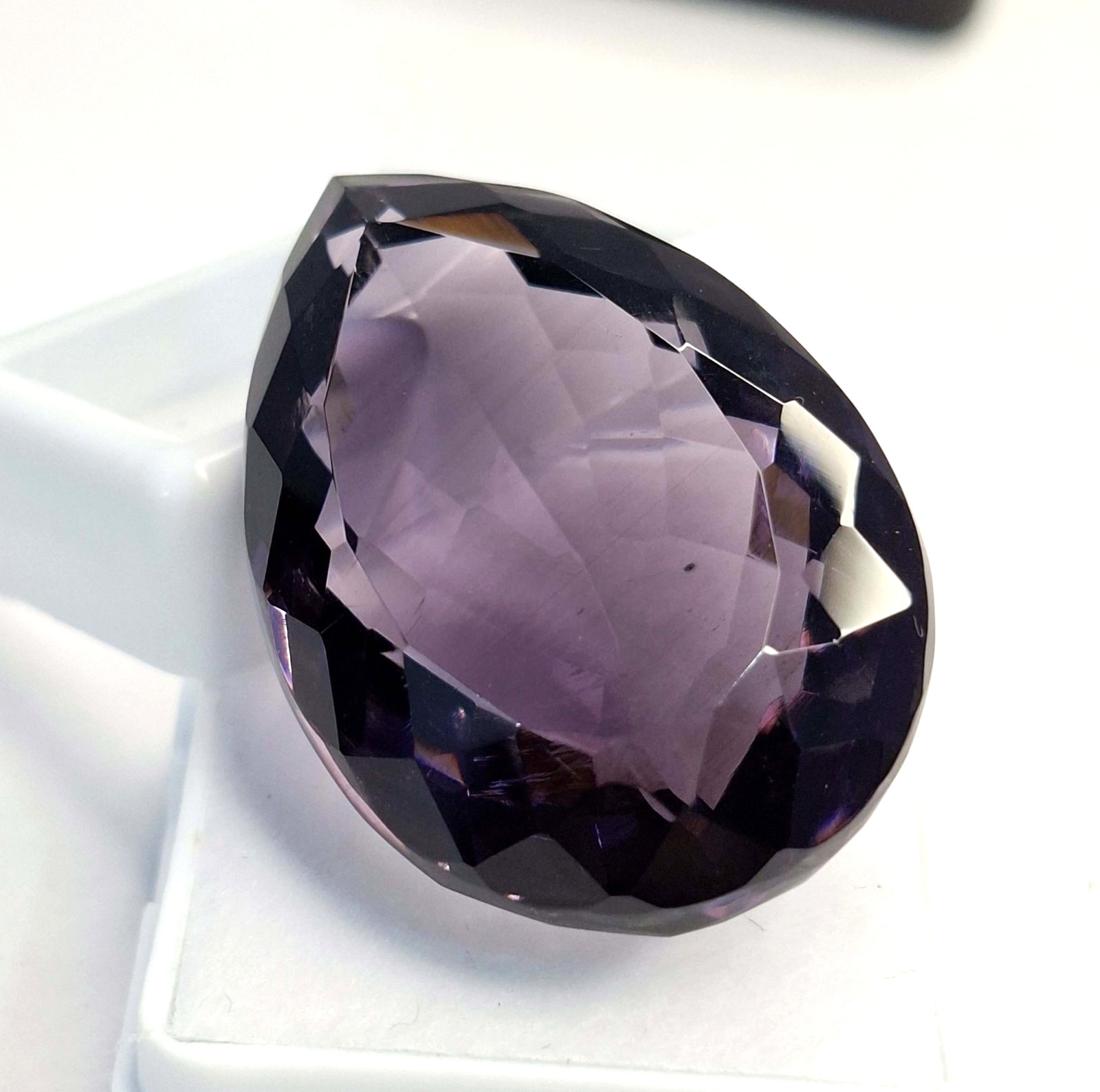 Purple Amethyst Pear Cut 58-60 Ct Natural Loose EGL Certified Gemstone RK884