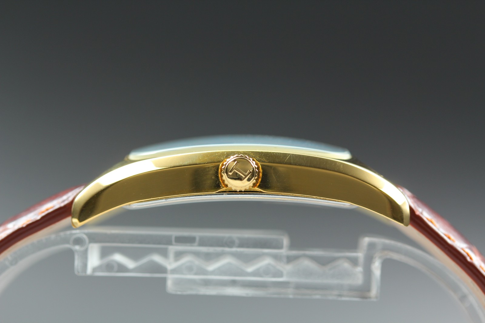 HAMILTON Boulton H134310 27mm Gold Small Second Qz Men’s Watch [Near MINT w/Box]