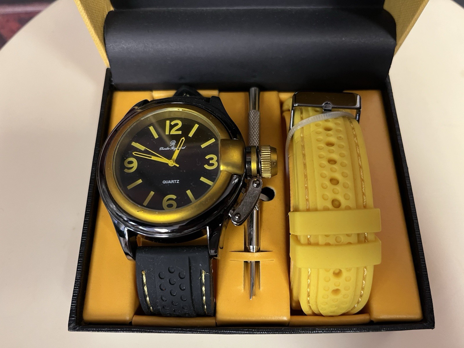 Charles Raymond Men Watch Matching Wallet